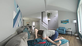 Fucking on the Huge Living Room Couch