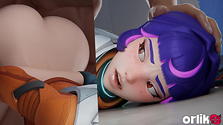 Juno Overwatch 3D - Double Penetration Tight Asshole Gangbang Gone Wrong Hardcore Animation