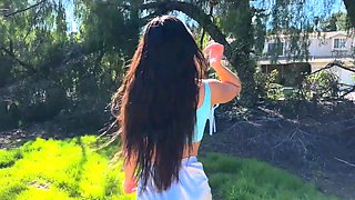 Real Teens - Bubble Butt Asian Teen Kimmy Kimm Flashing And