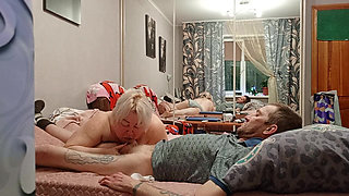 Gentle Blowjob and Hot Cum in Neighbor's Mouth