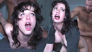 EXTREME SQUIRT FEST - College Cutie Rides Big Cock to a Soaking Orgasm