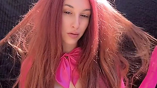 Italian Horny Long hair Big tits Artemisia Love hot smoking fetish session
