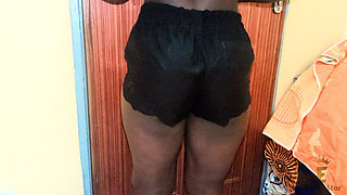 Young African Woman Invites Stepdaddy to Her Room