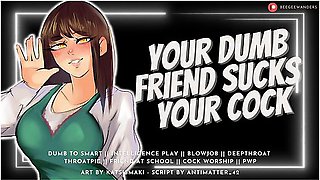Your Classmate Sucks Your Cock & Swallows Your Cum To Get Smarter Audio Roleplay