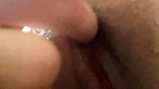 Clit rubbing fun this morning