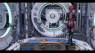 Stranded in Space - Holding Hands with Asian Scientist MILF