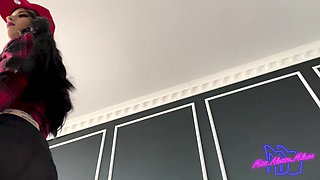 Fake boobs with Didlo