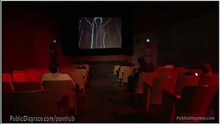 Dirty Movie Theater Slut Fuck With Marica Hase