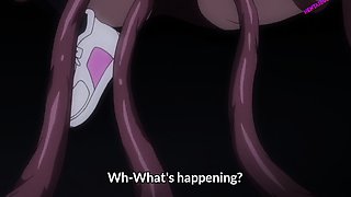 Tentacle Monster Ravages Schoolgirls in Steamy Hentai Orgy
