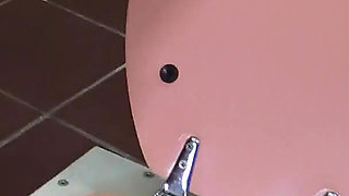 Toilet Trash for Pedicures and Spit - Madame Carla Degrades Her Old Slave as A Pedicure Slave and Spitton