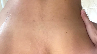 Pegging Him Doggy for First Time Ever