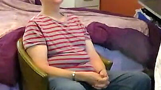 Nurse Vicki Exams a New Home Patient and Later Performs a Glove Strip Tease