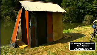 Beautiful Japanese Teen With Old Man