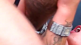 Hot redhead cleaning Lady Billie rai is banged by the boss during working hours