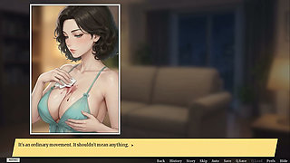 With Great Pleasure #12 - Animated Ai XXX Game - a Hot Foot Job with a MILF