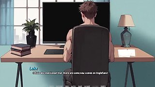 Anime Black Girl Riding Dildo - Animated Hentai Game Fuck in HD