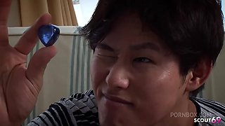 Small Tits Japan Step-Sister talk to Defloration Fuck with Deep cum in her Pussy