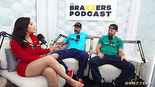 Brazzers - Valentina Nappi Takes Two Cocks After Podcast