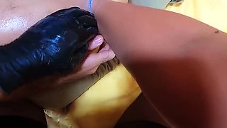Lisa Fox FFM Threesome POV - Femdom Anal Fisting & Prostate Milking Blowjob