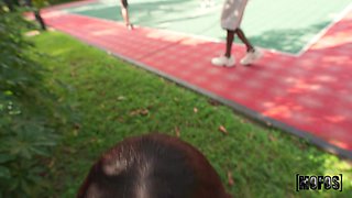 Ethan's Wild Ball Passion in a Public Outdoor Encounter