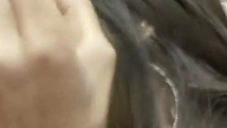 A Petite Brunette Strips at a Casting Before Giving a Nice Blowjob.