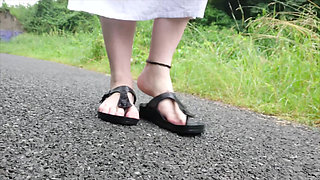 Birkenstock Mountain Pines Have Fun in the Rain Puddle
