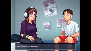 Summertime Saga June Animation Collection [part 22] Nude Sex Game Play [18+] Adult Game Play