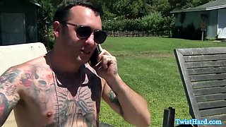 Facialized beauty cheats by getting fucked by homie