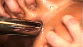 Innocent Busty blonde fingering and toying pussy