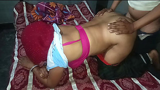 Young Indian Desi Village Step-sister Fucking with Step-brother in Clear Hindi Audio