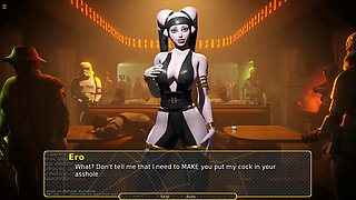 Ahsoka XXX - Fucking Lyn Me's tight ass and grabbing Ahsoka Tano's buttocks