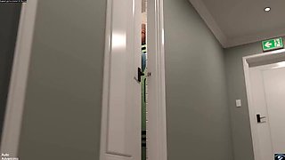 My Husband's Boss Fucks His Hot Wife - 3D Animated Cuckold Sex Game