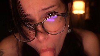 BigTittyGothEgg POV Tittyfucking Riding Dildo Cowgirl