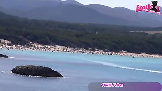 Heibe Deutsch - Latina Fickt Im Urlaub Am Strand