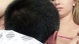 Stepdad secretly fucks his stepdaughter in the house - Rough fuck is real