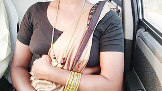 Indian Cal Gil Car Sex Teaching for Customer. Telugu Dirty Talks.