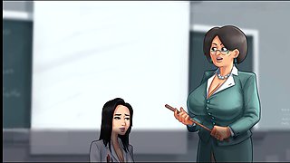 Tori's secret summer office affair revealed in Summertime Saga