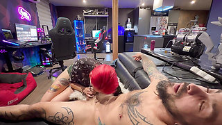 First Time Anal with My Step Stepbrother for Me and It Was Hard Because My Ass Was Virgin