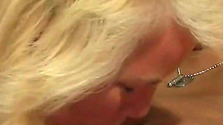 Fantastic and unbridled sex with beautiful and increasingly horny German blonde 50th with cock eager for cumshot