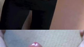 Shy Asian teen teasing for cum on chat