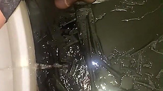 Bathroom Pee Fetish Wet Pussy Play & Intense Orgasm