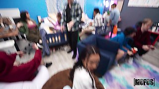 Raunchy teen mind-boggling porn scene