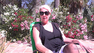 Auntjudys - Busty Mature Doctor Maggie Moon Provides Outdoor Sex Therapy