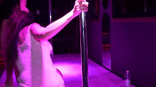 An in-person performance at the designated venue for swinging