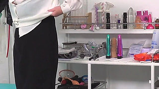 Physical and cunt exam of hot GILF