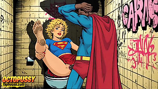 Cuckold Husband Shamefully Watches His White Wife Get Fucked by a Black Superman BBC