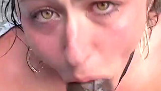 Put My Mouth to Work! Don’t I Look Pretty with His Monster Cock?