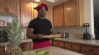BBW Julie Ginger Fucks Family Chef While Husband Is Gone