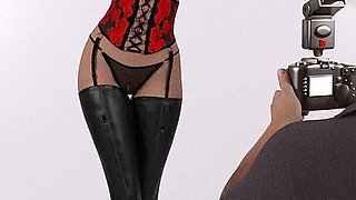 The Three Panels Hot Wife Does Nude Photoshoot - Episode 6
