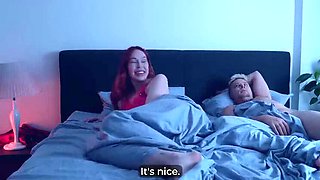 Stepmom Shares Bed With Step Son For Risky Spooning Sex - Hot Taboo Fuck